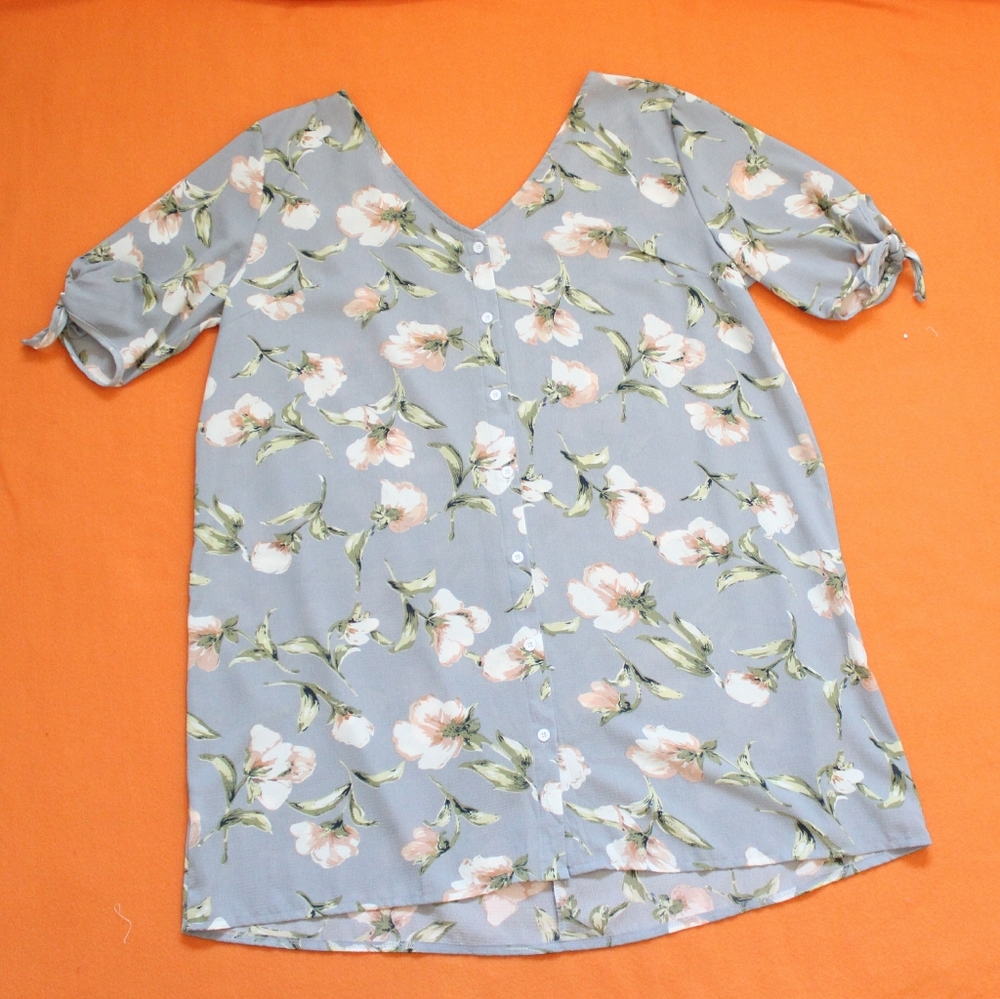 Plus Size Floral Dress